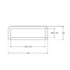 Antistatic Shipping Tube MC-1820LCC/AS – 18–20 Lead LCC - Image 2