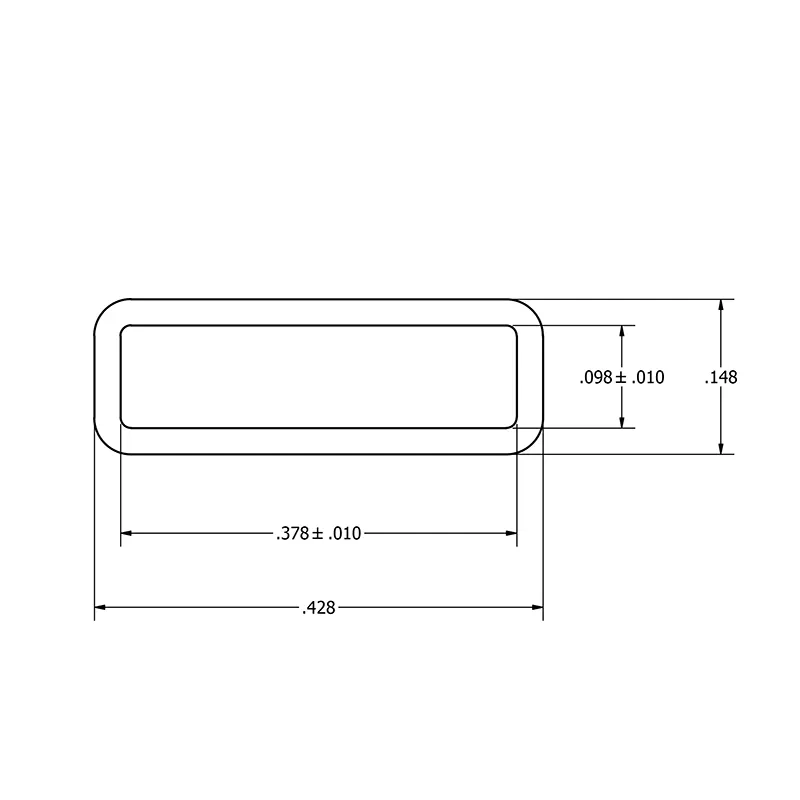 MC-1820LCC/AS 18-20 Lead LCC Antistatic Plastic IC Shipping Tubes - Image 2