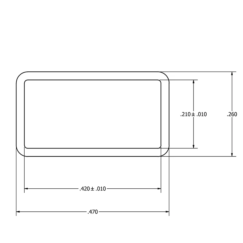 MC-20PLCC95 20 Lead PLCC Antistatic Plastic IC Shipping Tubes - Image 2