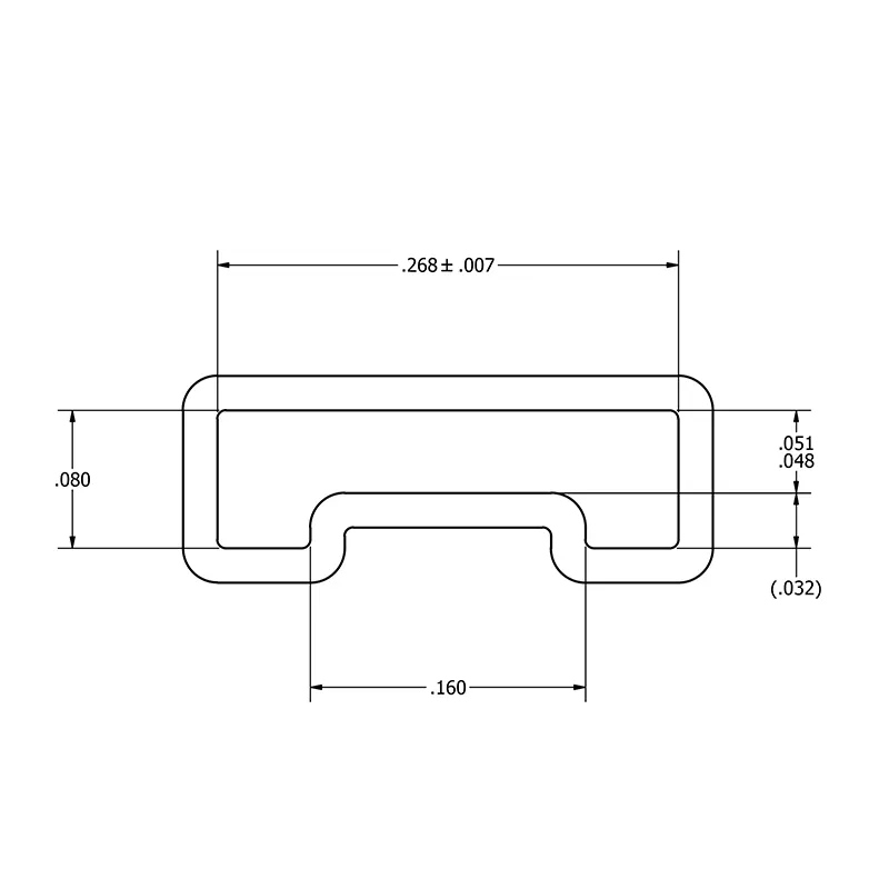 MC-20TSSOP/AS 20 Lead TSSOP Anti Static Plastic IC Shipping Tubes - Image 2