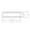 Antistatic Shipping Tube MC-2832LCC/AS – 28–32 Lead LCC - Image 2