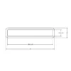 Antistatic Shipping Tube MC-44LCC/AS – 44 Lead LCC - Image 2