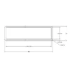 Antistatic Shipping Tube MC-52PLCC/AS-23 – 52 Lead PLCC - Image 2