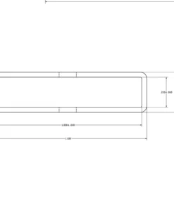 MC-68PLCC/AS 68 Lead PLCC Antistatic Plastic IC Shipping Tubes - Image 2