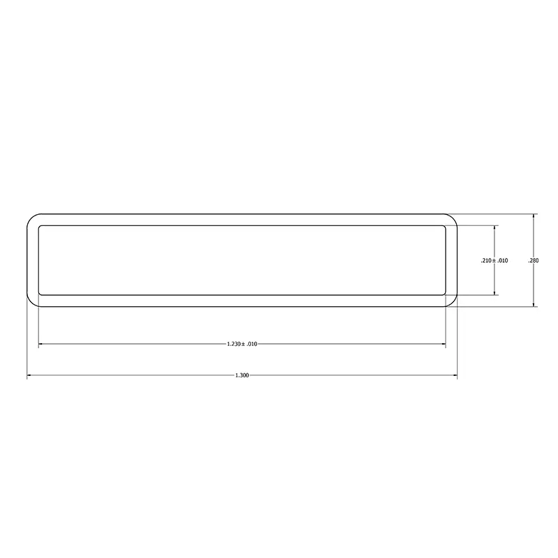 MC-84PLCC/AS 84 Lead PLCC Antistatic Plastic IC Shipping Tubes - Image 2