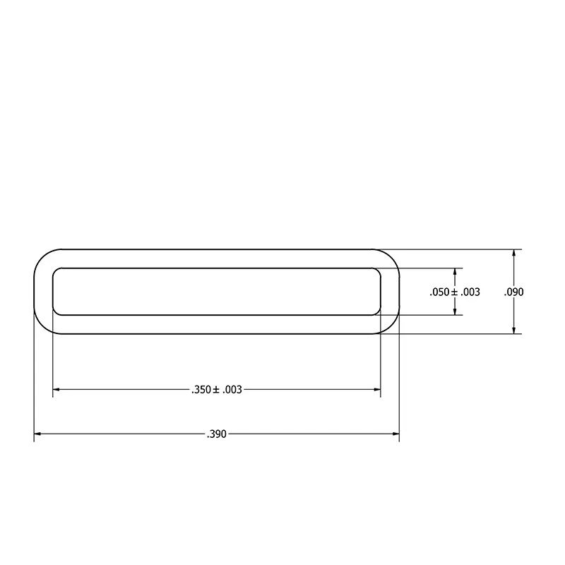 MC-8QFN/AS 8x8 QFN Anti Static Plastic IC Shipping Tubes - Image 2