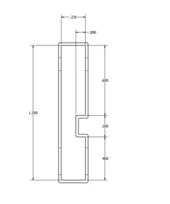 Alternative view of MC-TO220/AS TO-220 Anti Static Plastic IC Shipping Tubes