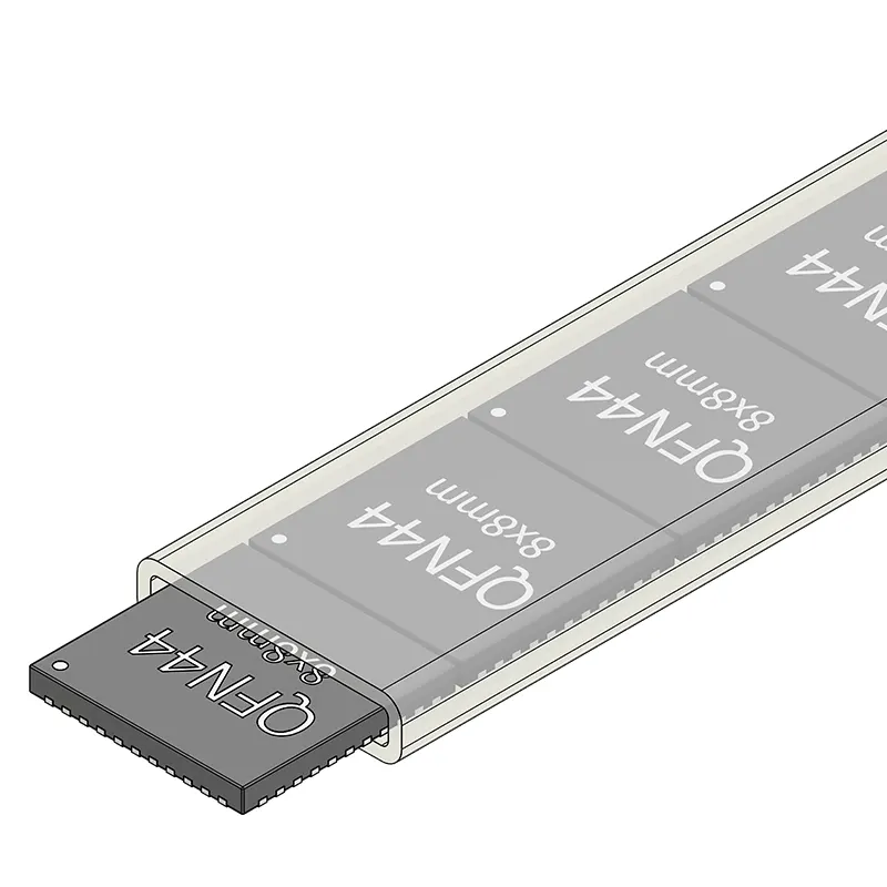 QFN antistatic IC shipping tubes