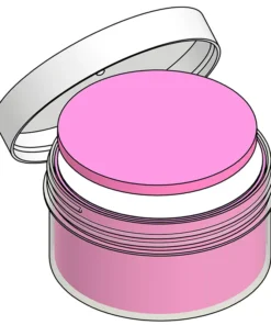 Horizontal Wafer Shipper MC-416SWF – Complete Wafer Jar Assembly for 4” Wafers
