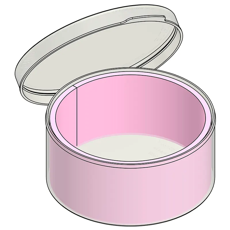 MC-603SW : Complete Wafer Jar Assembly for 6" Wafers 3.0" Deep (Open-Cell Polyurethane Foam) - Image 3