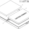 MC-76232 Conductive Tray Insert for 20mm x 20mm TQFP - Image 4