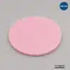 125 MM Firm Wafer Cushion Foam Disc manufactured from pink closed-cell antistatic foam for semiconductor wafer packaging