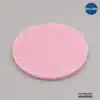 300 MM Firm Wafer Cushion Foam Disc manufactured from pink closed-cell antistatic foam for semiconductor wafer packaging