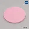 4.00-inch Firm Wafer Cushion Foam Disc manufactured from pink closed-cell antistatic foam for semiconductor wafer packaging