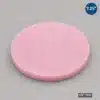 7.25-inch Firm Wafer Cushion Foam Disc manufactured from pink closed-cell antistatic foam for semiconductor wafer packaging