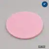 8-inch Firm Wafer Cushion Foam Disc manufactured from pink closed-cell antistatic foam for semiconductor wafer packaging