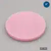 9-inch Firm Wafer Cushion Foam Disc manufactured from pink closed-cell antistatic foam for semiconductor wafer packaging