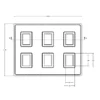 MC-76140 Conductive Tray Insert for 14mm x 20mm QFP - Image 2