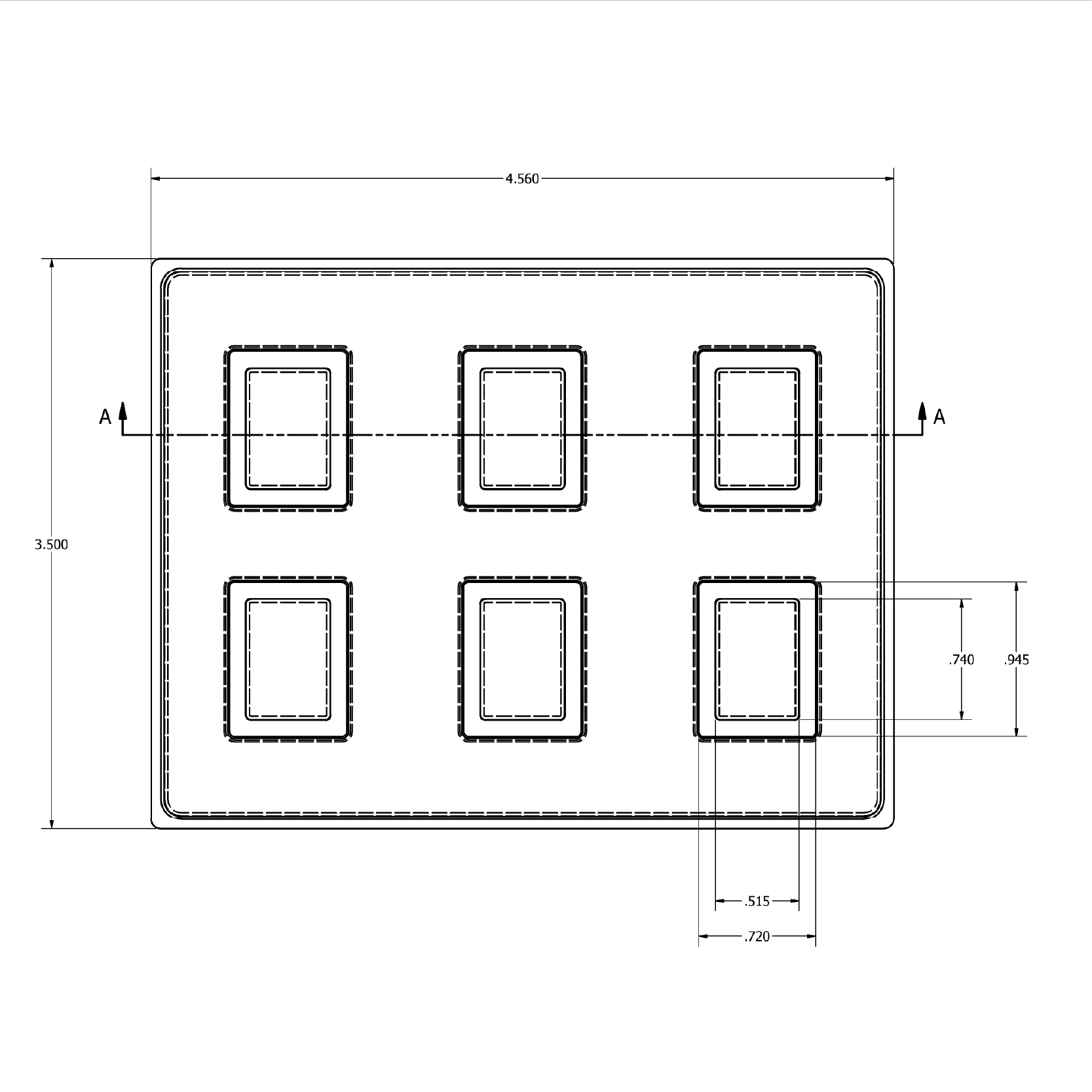 MC-76140 Conductive Tray Insert for 14mm x 20mm QFP - Image 2