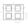 MC-76141 Conductive Tray Insert for 28mm x 28mm QFP - Image 2