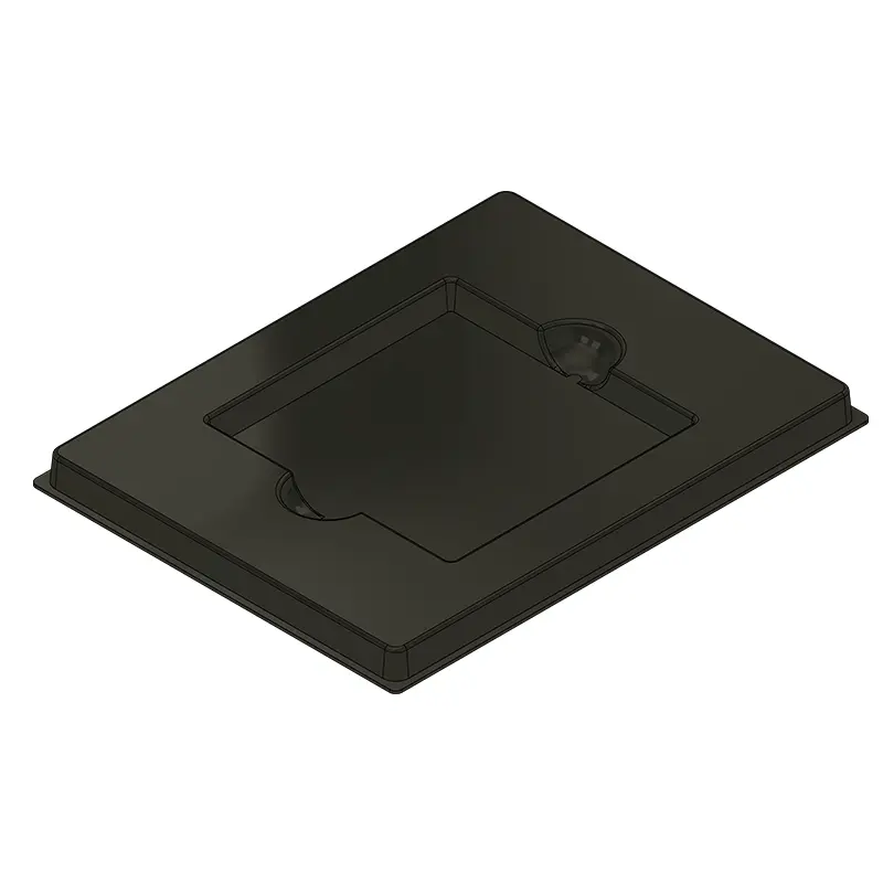 MC-76216 Conductive Tray Insert for CCGA Carrier – Durable and reusable ESD packaging solution.