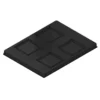 MC-76310 Conductive Tray Insert for 28mm x 28mm QFP – Durable and reusable ESD packaging solution.
