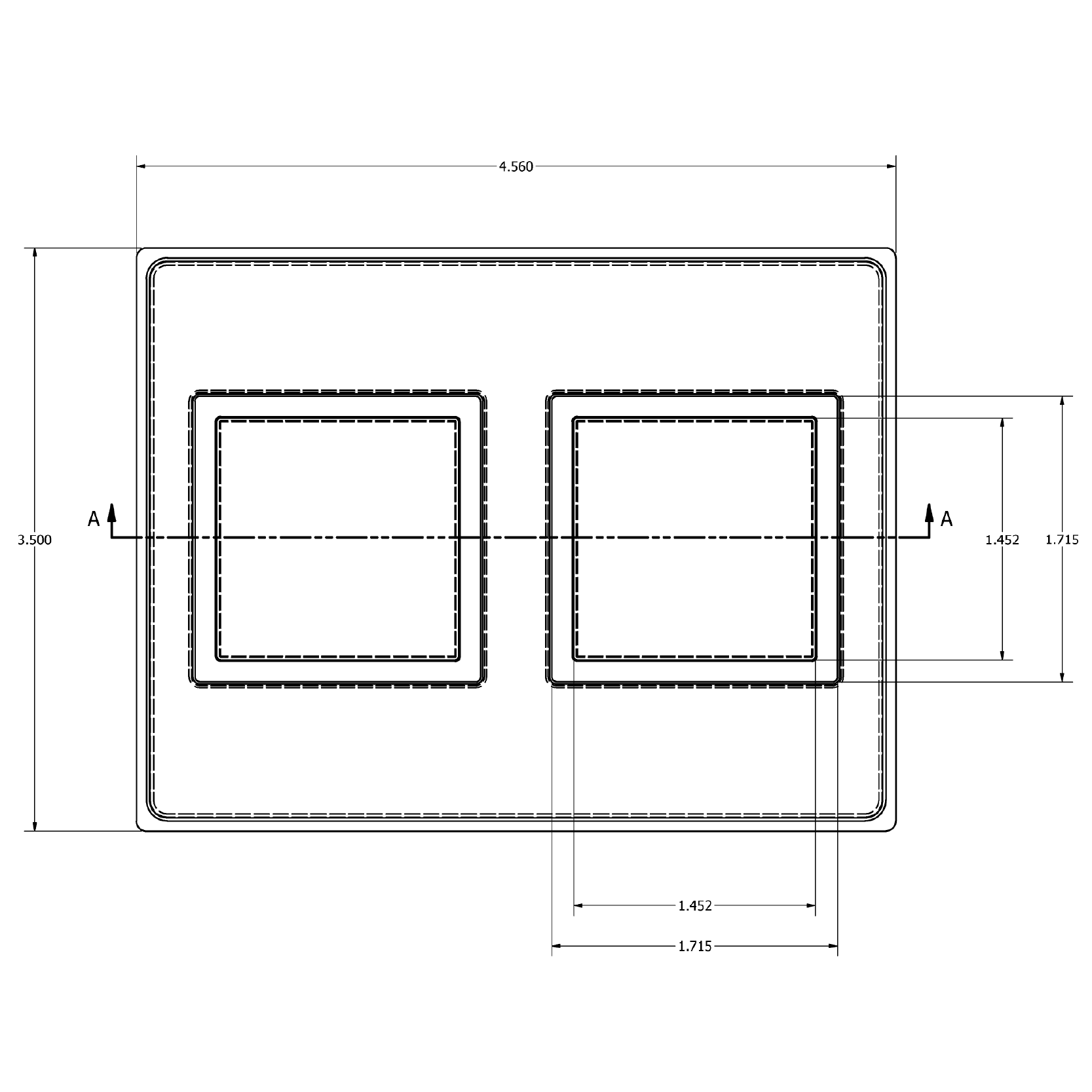 MC-76312 Conductive Tray Insert for 40mm x 40mm QFP - Image 2
