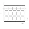 MC-76335 Conductive Tray Insert for 44 Lead PLCC - Image 2