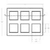 MC-76375 Conductive Tray Insert for 27mm x 27mm BGA ) - Image 2
