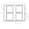 MC-76376 Conductive Tray Insert for 35mm x 35mm BGA - Image 2