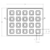 MC-76411 Conductive Tray Insert for 10mm x 10mm QFP - Image 2