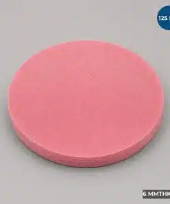 125 MM Soft Wafer Cushion Foam Disc manufactured from pink open-cell antistatic foam for semiconductor wafer packaging
