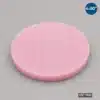 4.00-inch Firm Wafer Cushion Foam Disc manufactured from pink closed-cell antistatic foam for semiconductor wafer packaging
