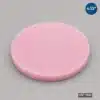 4.125-inch Firm Wafer Cushion Foam Disc manufactured from pink closed-cell antistatic foam for semiconductor wafer packaging