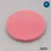 6 Inch Soft Wafer Cushion Foam Disc manufactured from pink open-cell antistatic foam for semiconductor wafer packaging