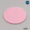150 MM Firm Wafer Cushion Foam Disc manufactured from pink closed-cell antistatic foam for semiconductor wafer packaging