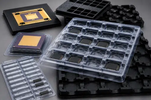 Thermoformed ESD trays