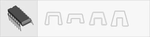 Representative DIP / Opto antistatic shipping tube profiles
