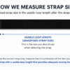 How ESD Velcro Strap Size Is Measured | Malaster